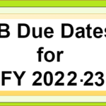3B CALENDAR AND LATE FEE CALCULATION FY 2022-23